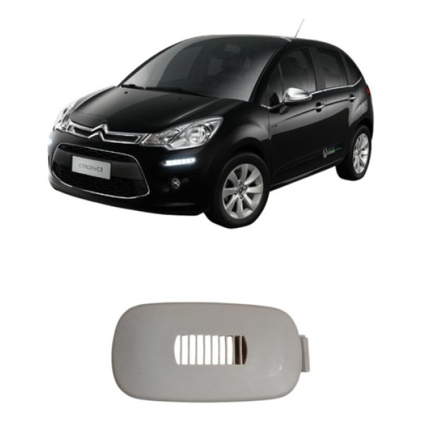 Moldura Tampa Microfone Teto Citroën C3 2010/2012 Bege