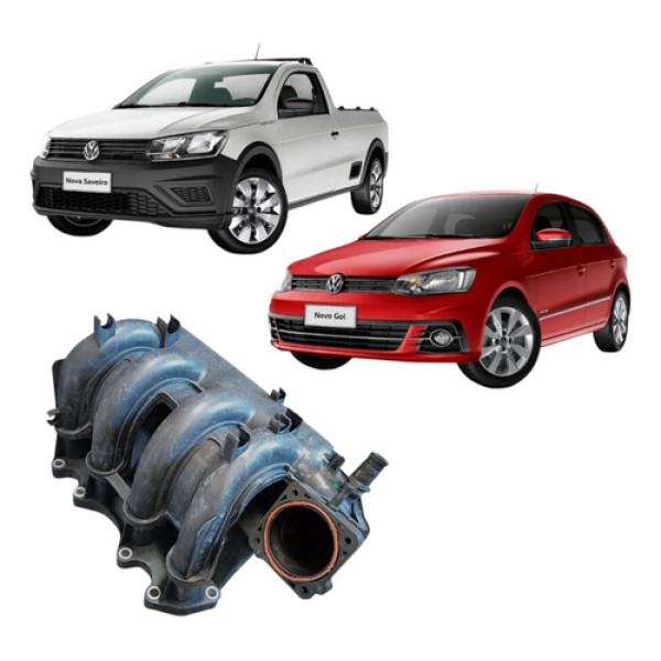 Coletor Admissão 1.6 8 Vw Gol Saveiro Voyage G6 G7 G8 4cc