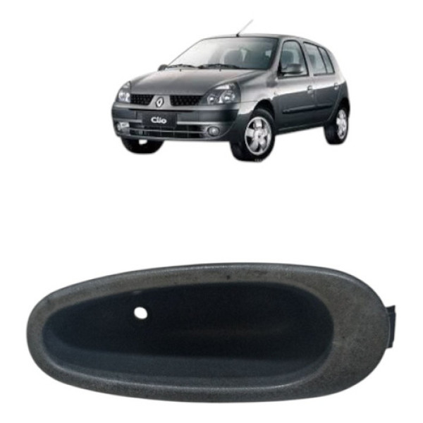 Puxador Interno Porta Moldura Renault Clio 00/12 8200149209 Grafite