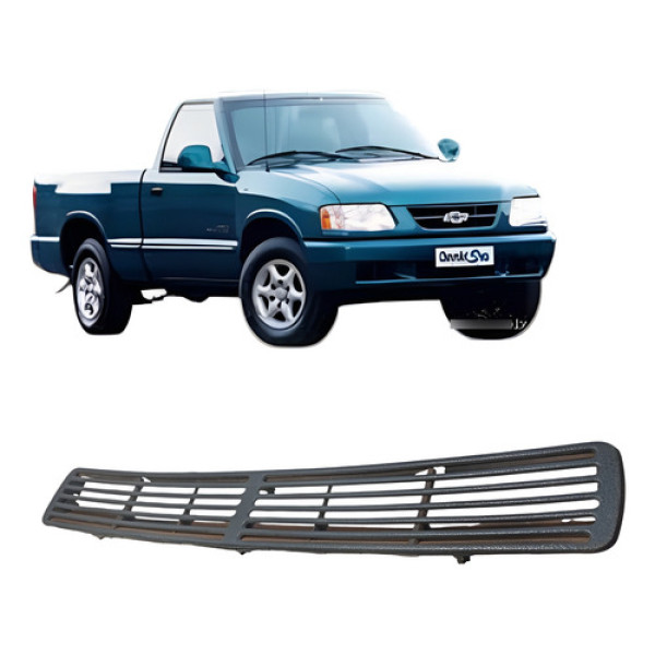 Grade Moldura Do Painel S10 95/2000 15683407 Grafite Ambos Lados