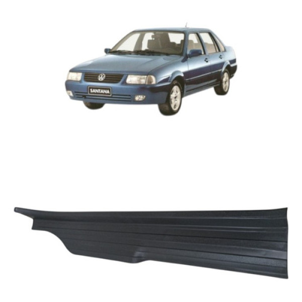Soleira Traseira Esquerd Santana Quantum 91/06 Preta Preto