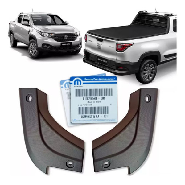 Par Moldura Caçamba Traseira Nova Strada Endurance Mopar