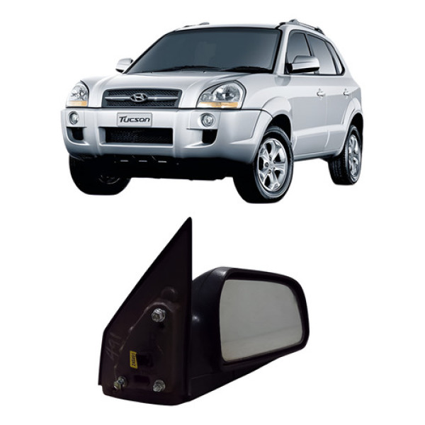 Retrovisor Tucson Ld Direito 2011/15 Elétrico S/rebatimento