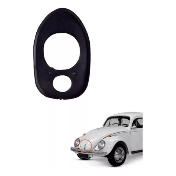 Guarnição Maçaneta Capô Fusca (grande) Original