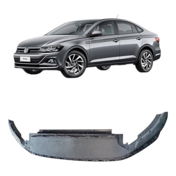 Spoiler Parachoque Diant Polo Virtus 2017/2021 6ea805903 Preto