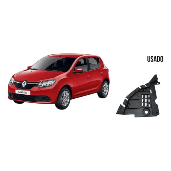 Defletor Inferior Esquerdo Renault Sandero 2014/2016