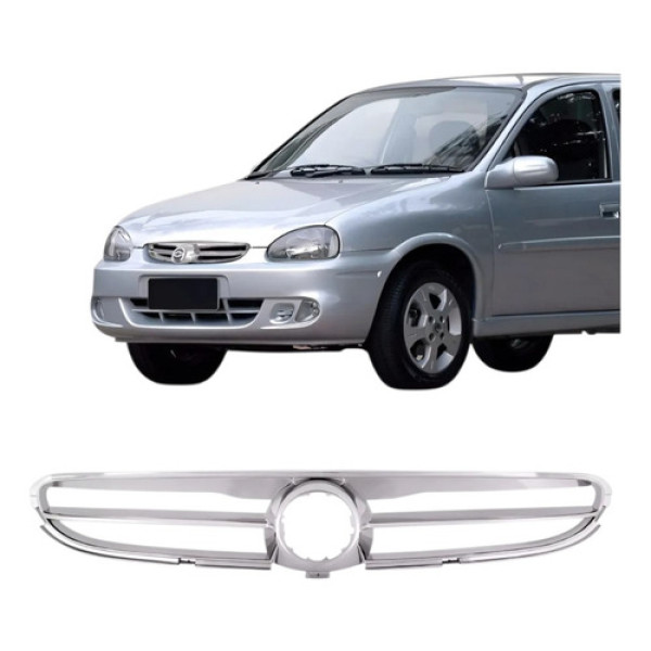 Grade Corsa Classic 2003/2008 Cromada Cromado Ambos Lados