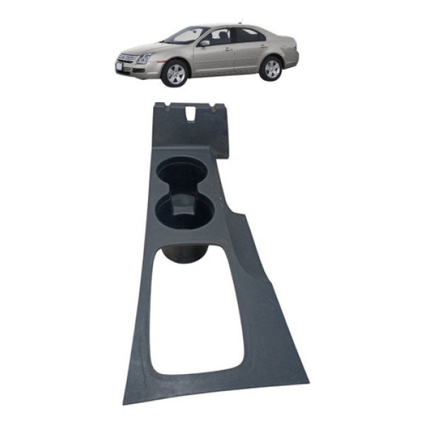 Moldura Console Porta Copos Fusion 2006/2008 7e535404 Preto