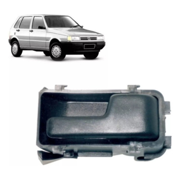 Maçaneta Interna Gatilho Porta Uno Prêmio Elba 94/11 Preta Preto