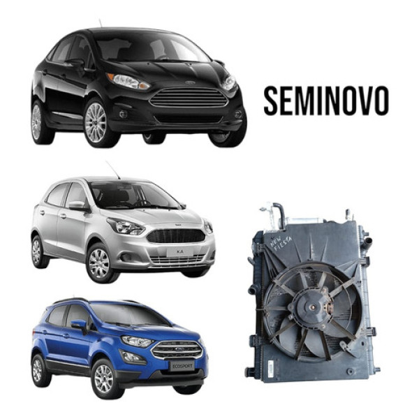 Kit Radiador New Fiesta Mexicano 1.6 Manual 2010/2019