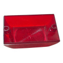 Lente Lanterna Lateral Retangular Carreta Furgao Gf0030 Vermelho