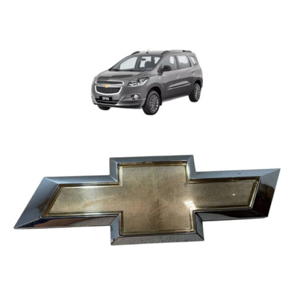 Emblema Grade Dianteir Spin 2012/2018 52017843 Cromado/dourado