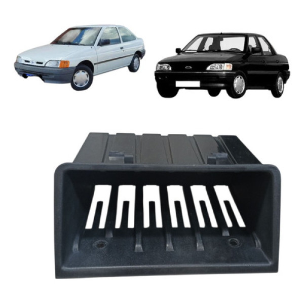 Porta Objetos Painel Central Escort Verona Sapão 1993/1996 Preto