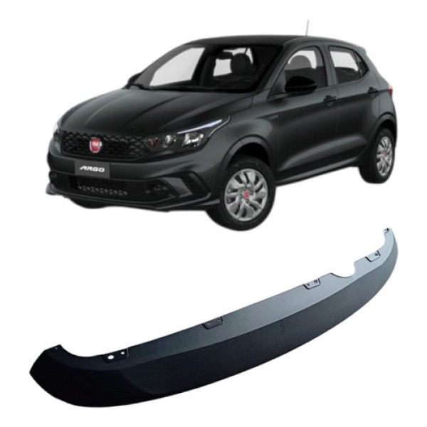 Saia Spoiler Parachoque Traseir Fiat Argo 100245025 Preto