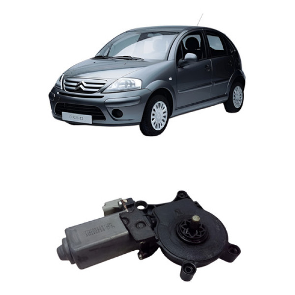 Motor Maquina Vidro Citroen C3 03/12 7747302101 Diant Direit