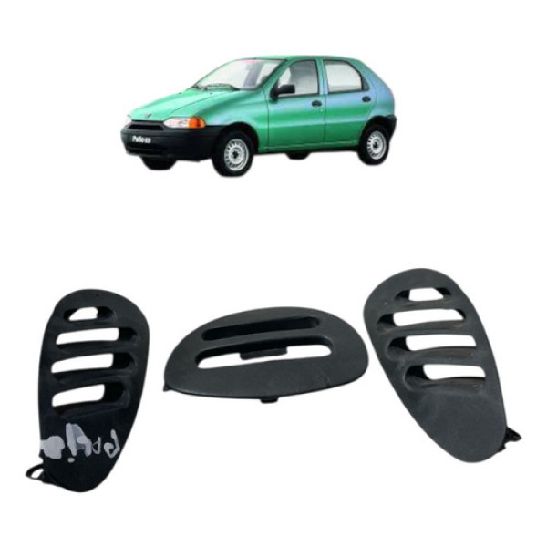 Difusor Superior Painel Palio Siena Estrada 96/00 3 Peças
