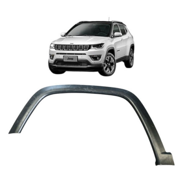 Moldura Paralama Diant Jeep Compass 16/24 53282561 - Preto