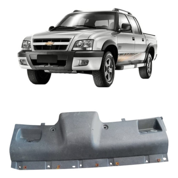 Acabamento Painel Inferior Gm S10 Blazer 2004/2011 93290602 Cinza-escuro