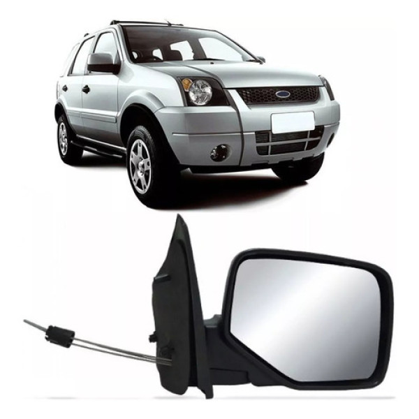 Retrovisor Manual Ecosport 2003 À 2011 Direito