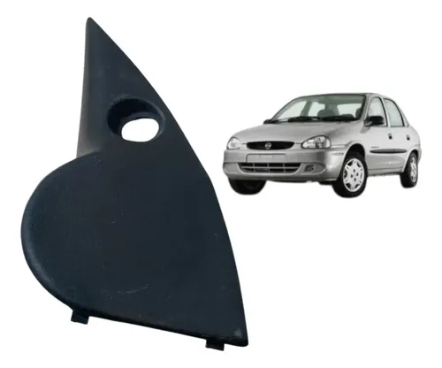 Moldura Retrovisor Interno Esquerd Corsa 95/10 90438369 Preto